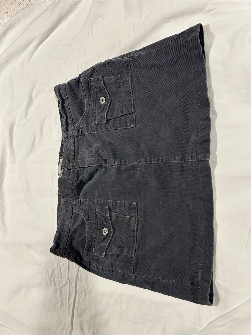 Old Navy Charcoal Gray Low‑Rise Mini Skirt Women’s Size 12